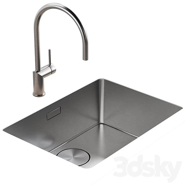 101 FRANKE Mythos MYX with Rhythm kitchen faucet -sabi