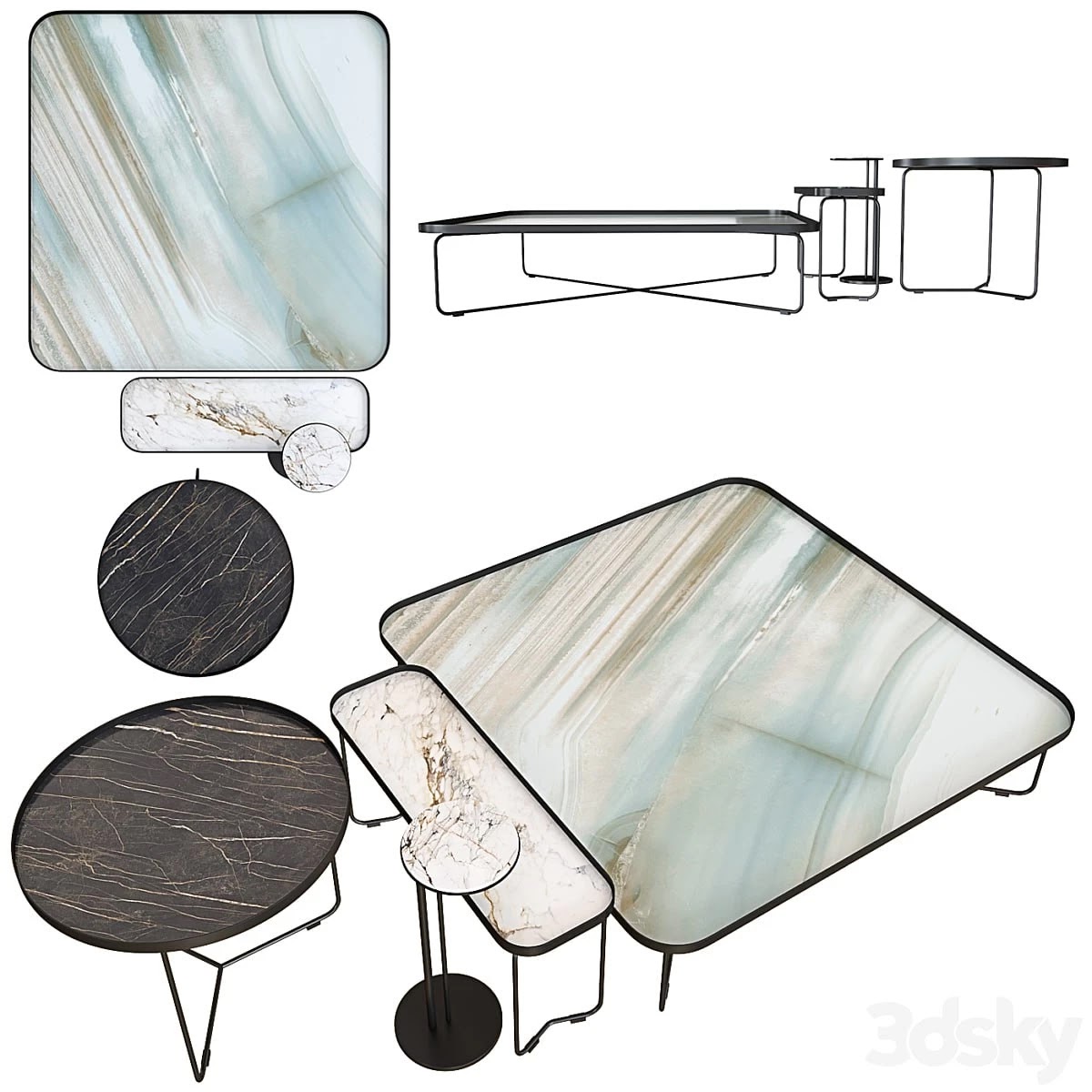 Cattelan Italia Coffee table set 07