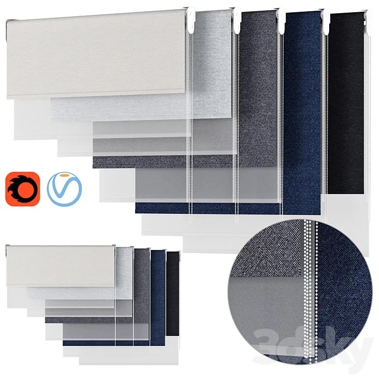 Roller Blind 100 Double Roller Sevilla dual backhausen Vita