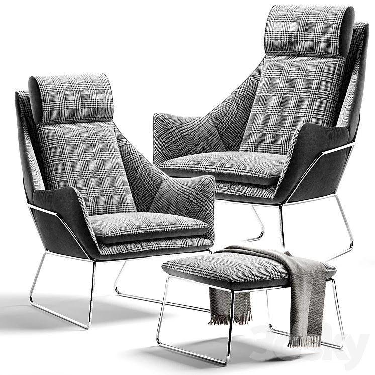 Armchair New York Bergère Saba Italia