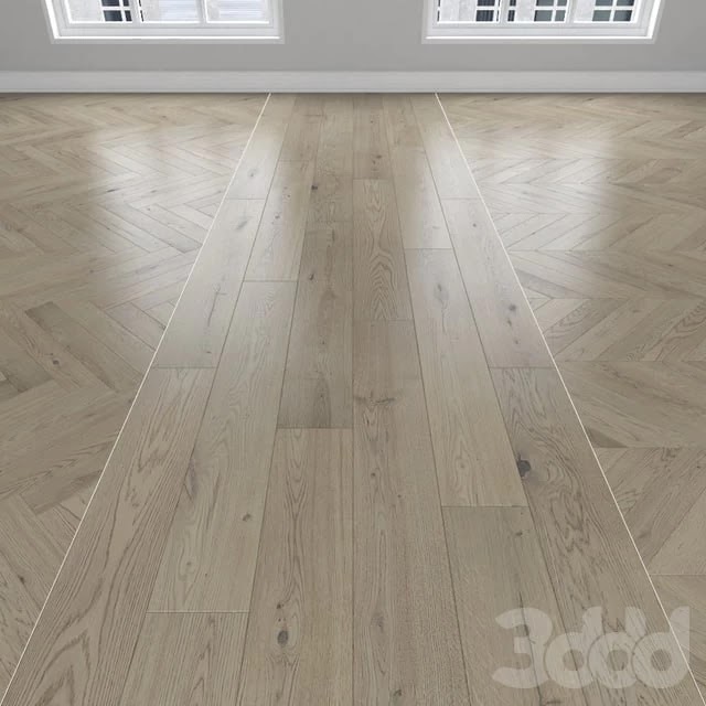 Parquet Oak, 3 types: herringbone, linear, chevron