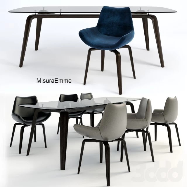 MisuraEmme_GRAMERCY table_ARCHETTO chair