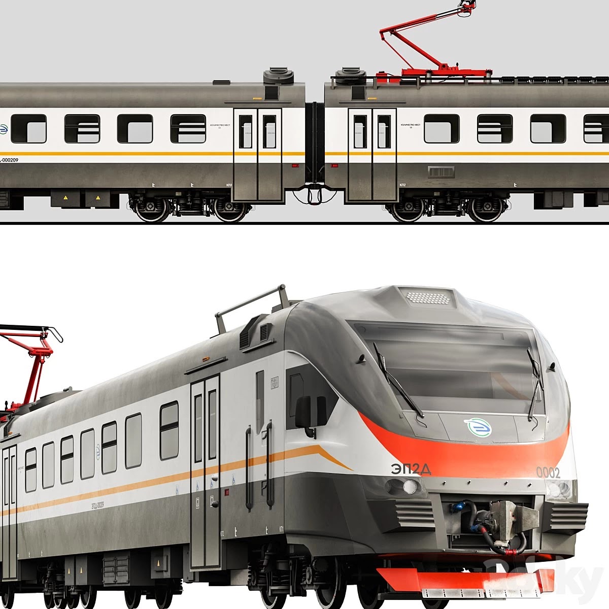 Electric train EP2D