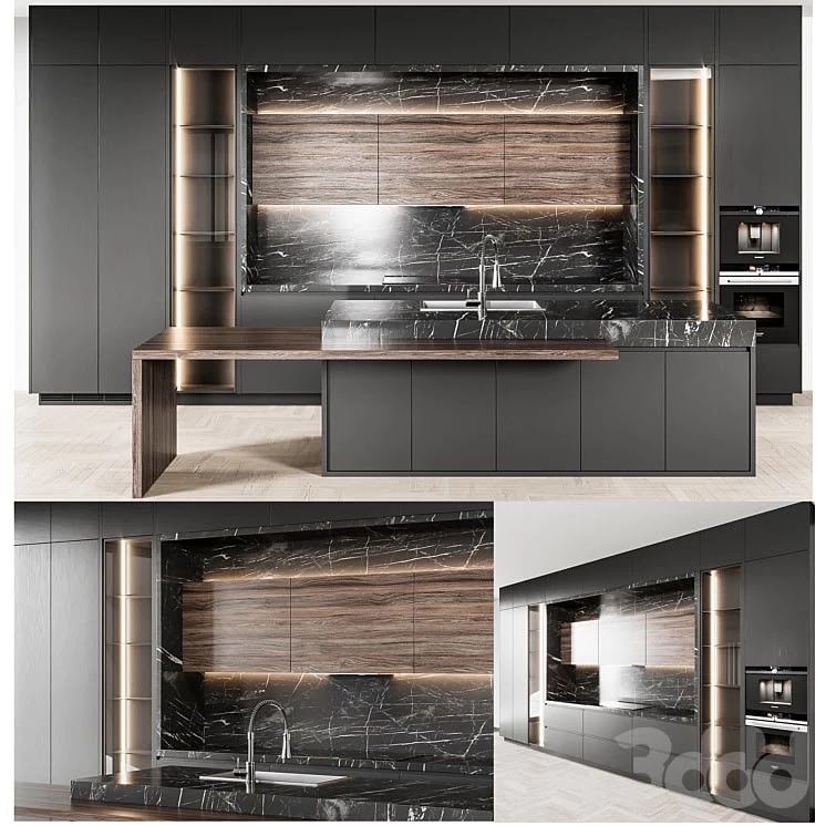 kitchen modern63 black kitchen
