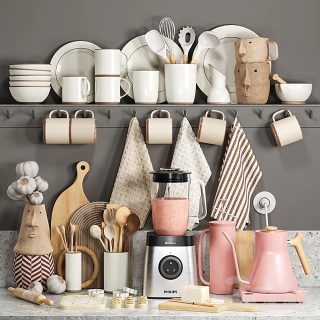 Decorative kitchen set 07