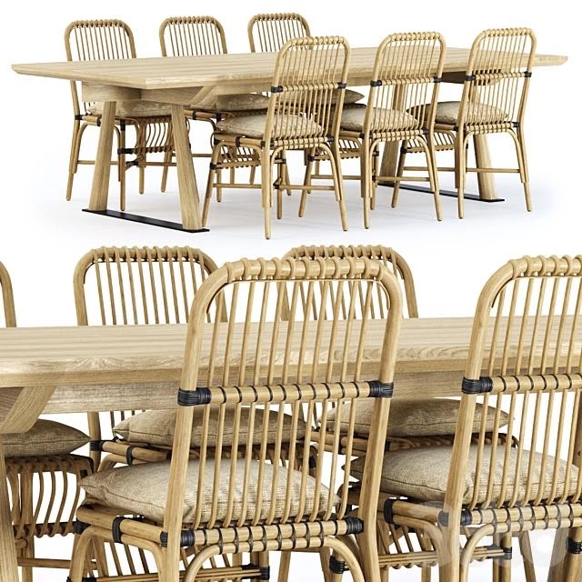 Outdoor garden furniture set_v03 / Garden furniture set