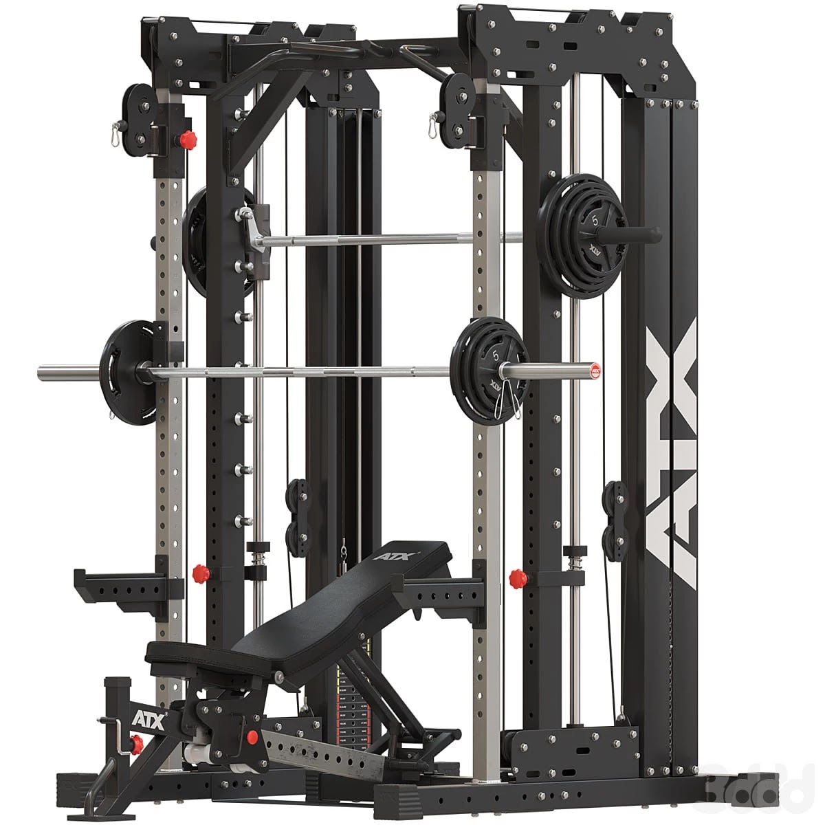 ATX_Smith Cable Rack Weight Stack