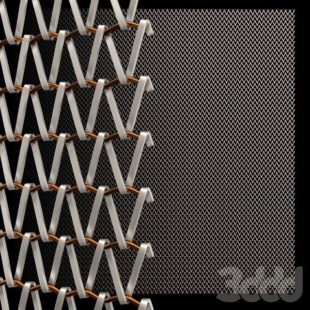 Architectural metal mesh 16x22mm