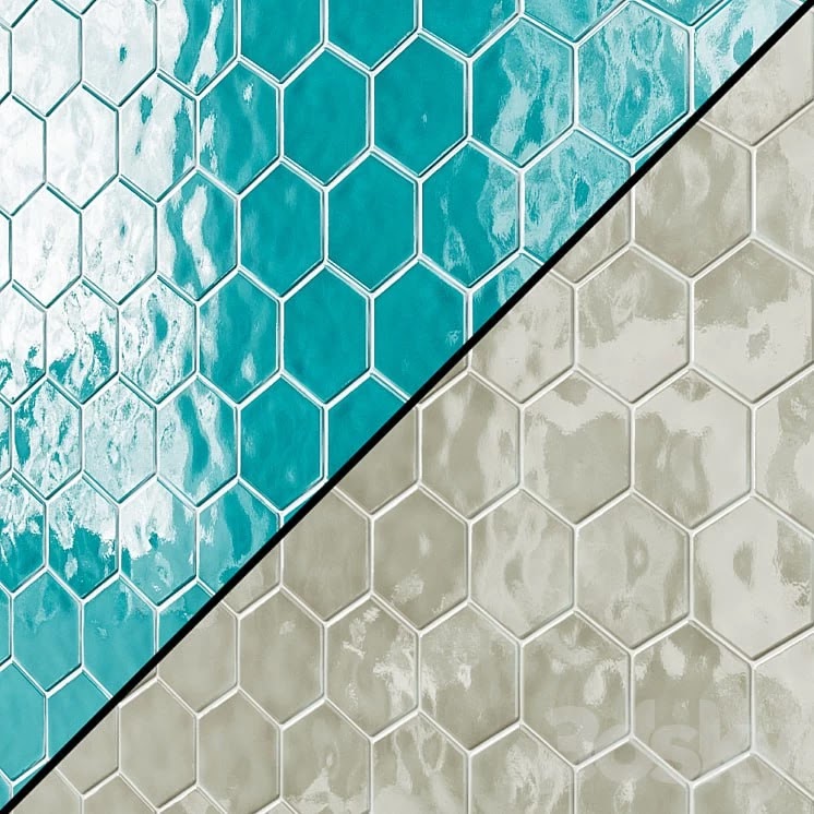 Amadis Art Deco Glossy on Mesh Arctic