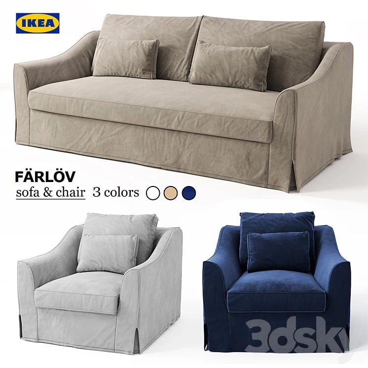Sofa & chair Ikea FARLOV