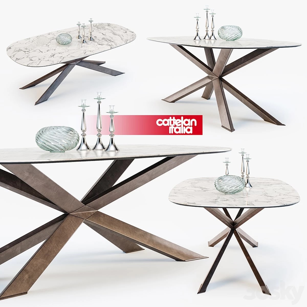 Cattelan Italia Spyder Keramik table