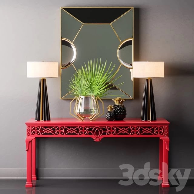 Baker - Irish Chippendale Console