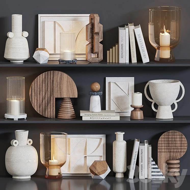Decorative set for shelves 2
