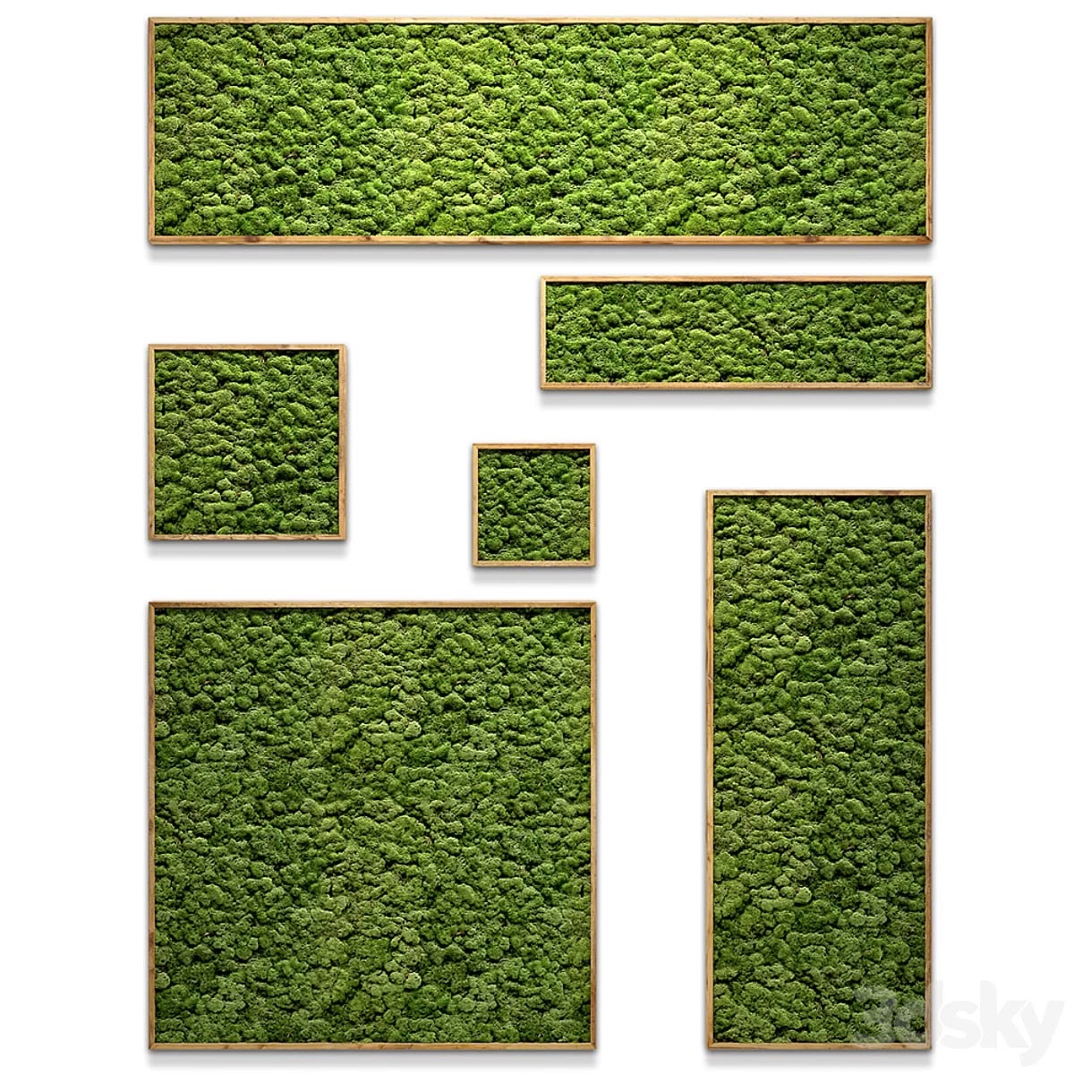 Framed moss