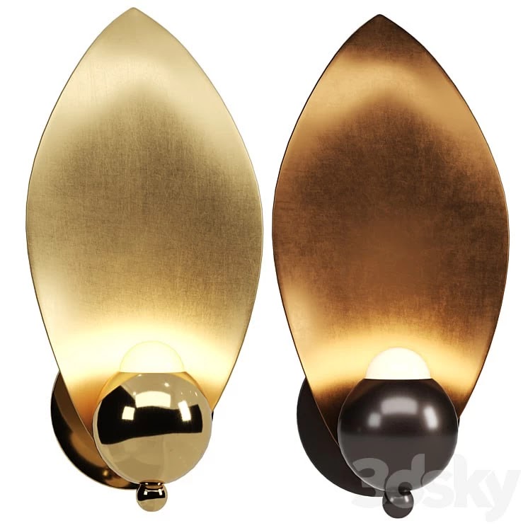 Sconce LAVRA Wall Lamp Gold / Mocha