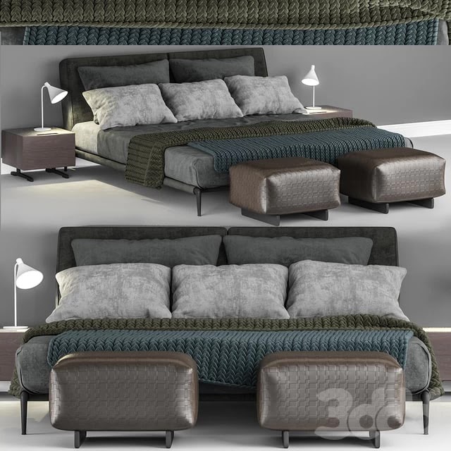 Bed Flexform Adda bed