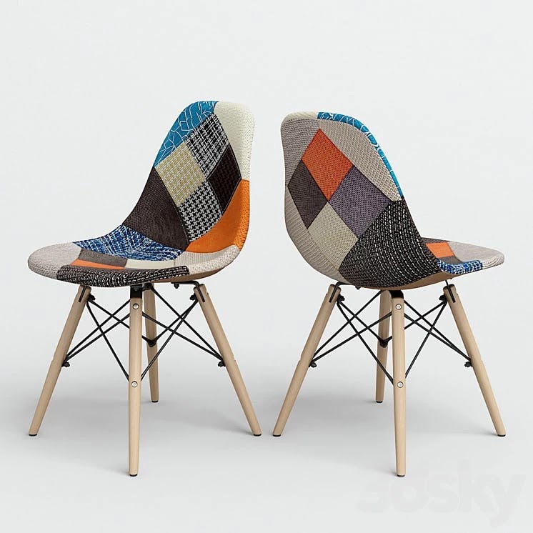 Chair Eames Style DSW Patchwork