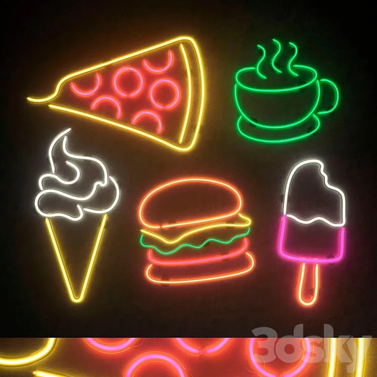 Light modules Set 63 Neon