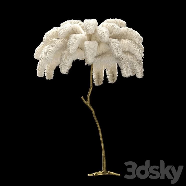Scenery from Ostrich Feathers