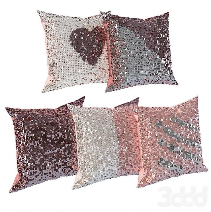 Shiny pillows