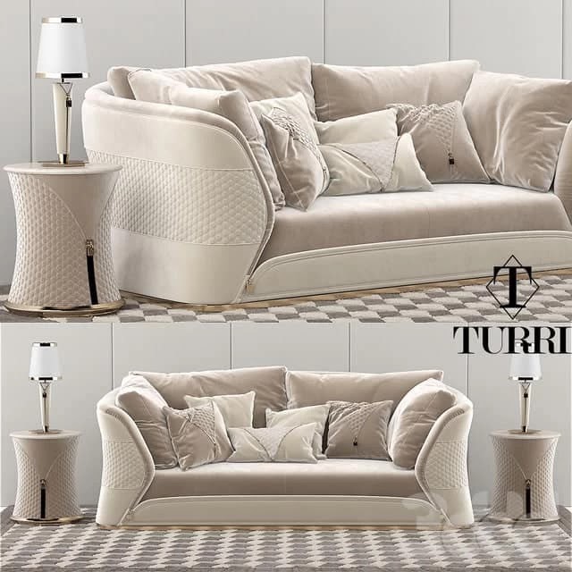 Turri Vogue sofa set