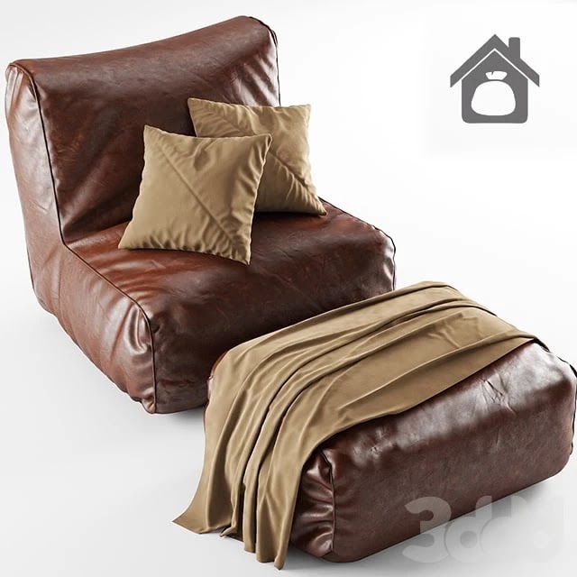 Armchair and ottoman bag