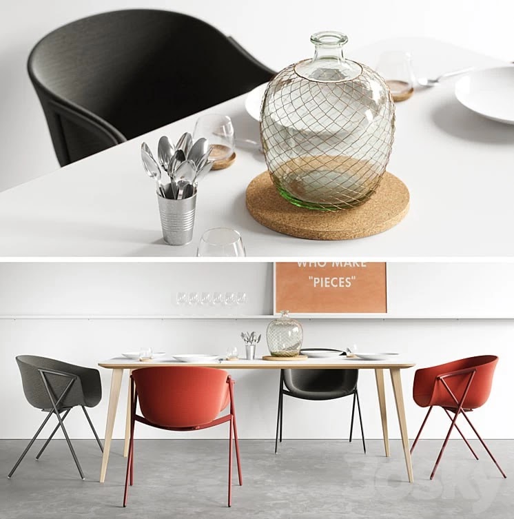 Chair Bai & Table Bob ONDARRETA