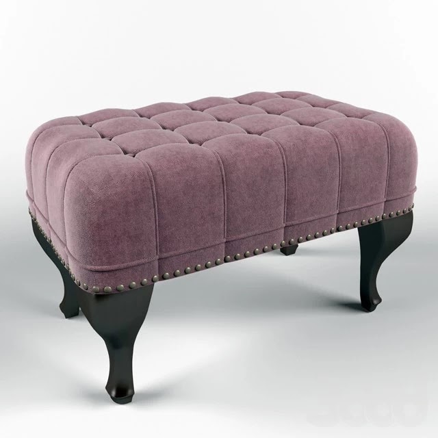 English Ottoman 750h450h450 mm