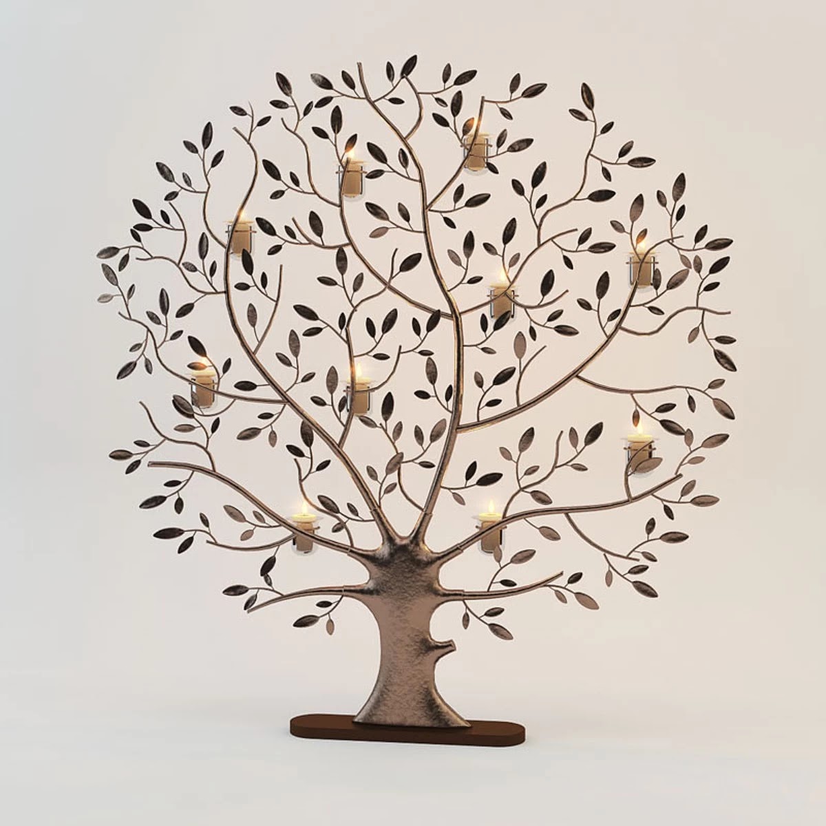 arbre de lumiere rond