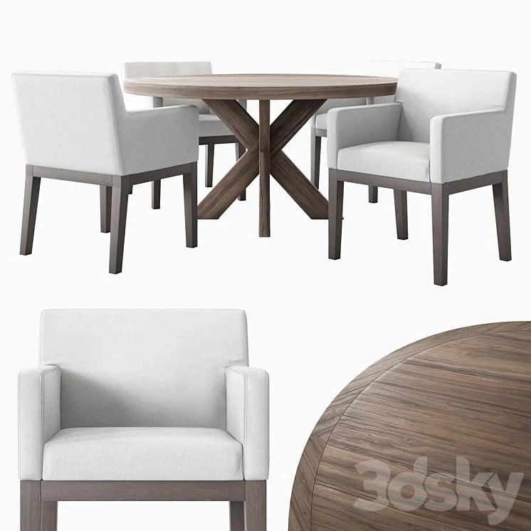 RH Morgan Track 1960s French Dining Set