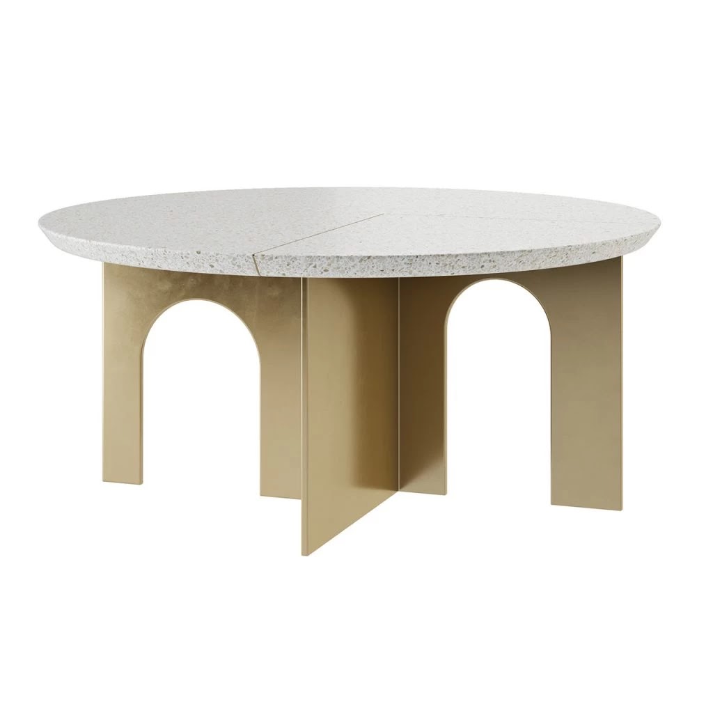 DIMENSIVA Arche Round Coffee Table by Paolo Castelli