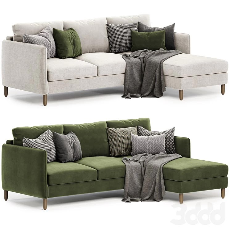 Lomeo Fixed corner sofa