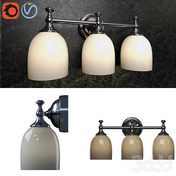Pottery barn Mercer Triple Sconce