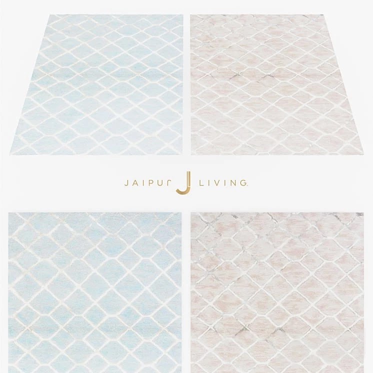 Jaipur Totten Rug From Blue Collection