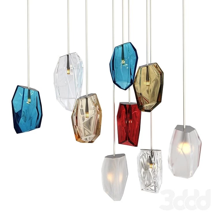 Chandeliers Crystal rock. Arik Levy