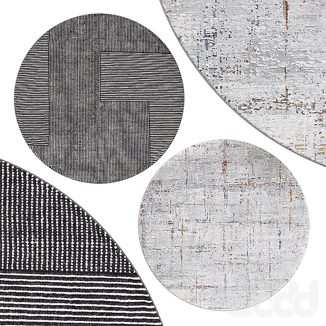 Circle rugs | №090