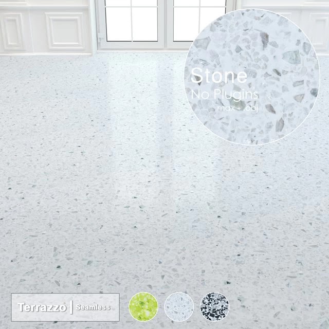 Seamless Terrazzo Stone 003