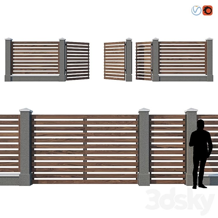 Wooden Fence V