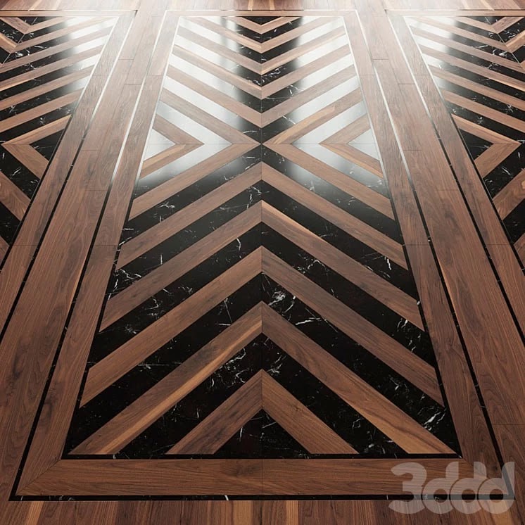 Parquet Ebony and Co, herringbone, chevron