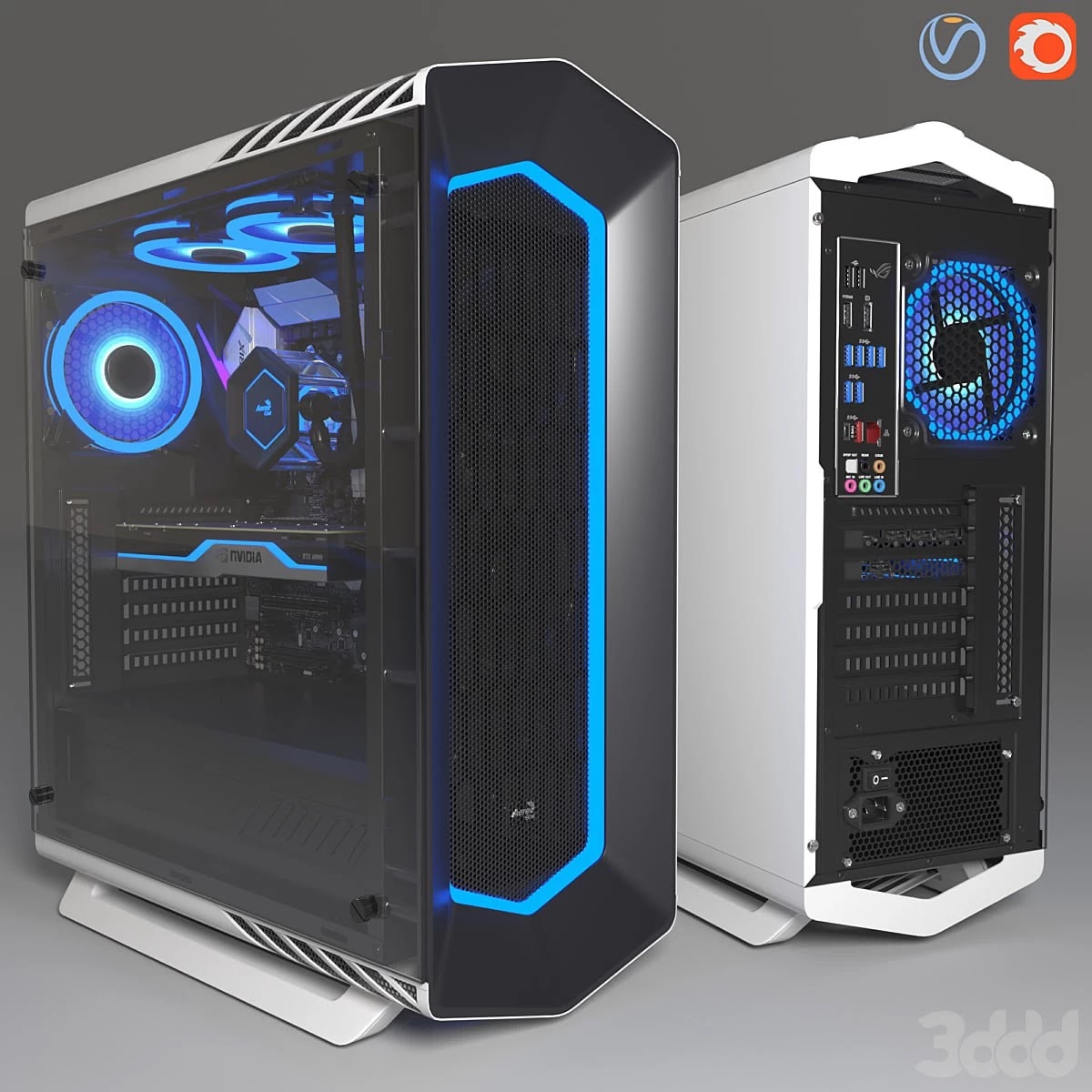 PC aerocool white