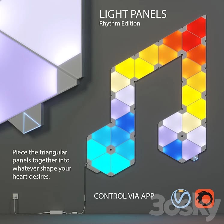 Nanoleaf - Light Panels - Rhythm edition