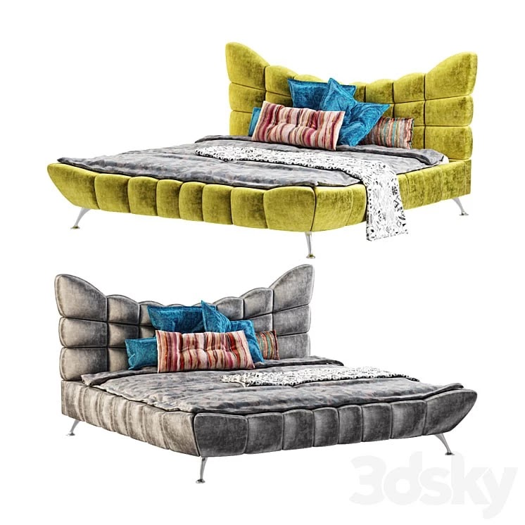 Italian stylish modern cloud 7 bed by Bretz