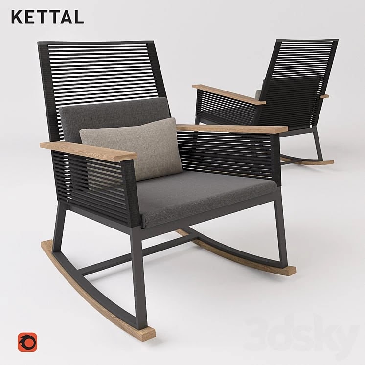 Kettal Landscape Rocking chair