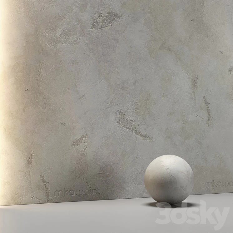Multilayer decorative coating mka paint based on Flocaustico Antico