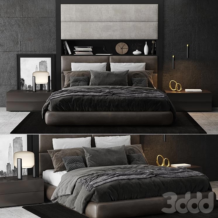 Poliform Dream Bed Headboard B