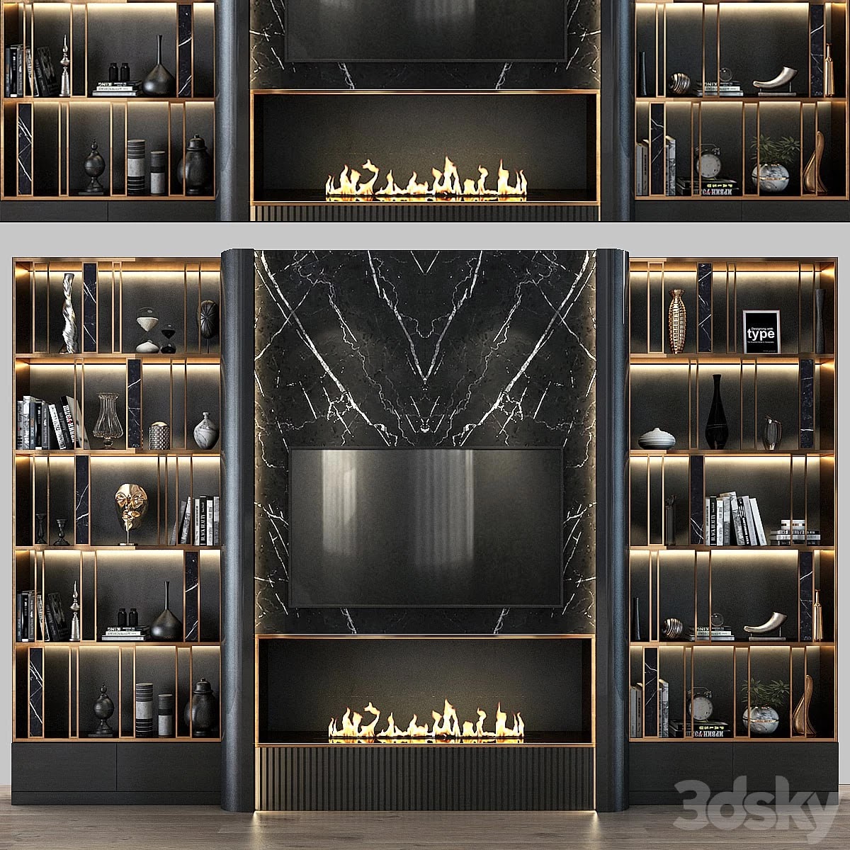 TV shelf 082