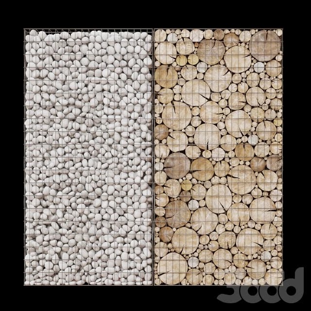 Wooden gabion , , , , , , , ,
