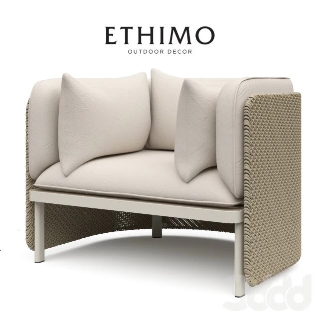 Wicker chair Esedra Ethimo #2016