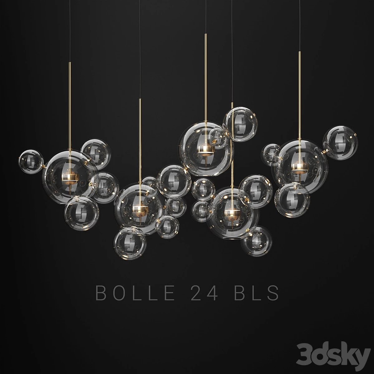 Giopato & Coombes Bolle 24 Bubble 2 Clear/gold