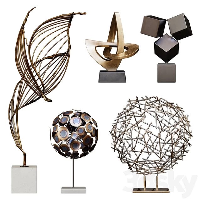 Arteriors Sculptures Set 2